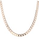 9ct Yellow Gold Curb Chain 22"