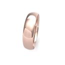 18ct Rose Gold Traditional Court Wedding Band 5mm