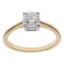 18ct Yellow Gold 1.00ct Brilliant Cut Diamond Solitaire Ring