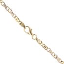 18ct Yellow and White Gold Fancy Chain 20"
