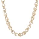 9ct Yellow Gold Tulip Chain 32"
