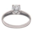 18ct White Gold 0.60ct Brilliant Cut Diamond Solitaire Ring
