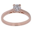18ct Rose Gold 0.40ct Brilliant Cut Diamond Solitaire Ring