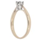 9ct Yellow Gold 0.04ct Diamond Solitaire Ring
