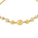 22ct Yellow Gold Designer Bead Bracelet