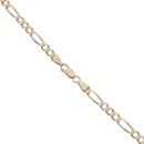 9ct Yellow Gold Figaro Chain 18"
