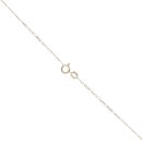 14ct Yellow Gold Child's Cubic Zirconia Cross Pendant & Chain
