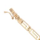 14ct Yellow Gold Greek Key Fancy Bracelet 7"