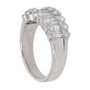 18ct White Gold 1.20ct Brilliant and Baguette Cut Diamond Fancy Ring
