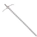 18ct White Gold 4.57ct Brilliant Cut Diamond Tennis Bracelet 7.5"