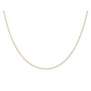 9ct Yellow Gold Curb Chain 16"