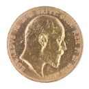 1902 Edward VII Large Head UK Full Sovereign Coin