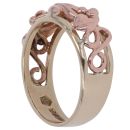 9ct Yellow and Rose Gold Tree Of Life Clogau Ring