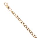 9ct Yellow Gold Curb Bracelet 7"