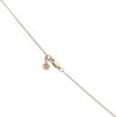 9ct Yellow and Rose Gold Clogau 0.05ct Diamond Pendant and Chain 18"