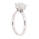 Platinum 1.65ct Asscher Cut Diamond Solitaire Ring