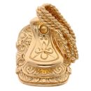 Silver Gold Plated Saddle Ring