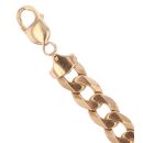 9ct Yellow Gold Curb Bracelet 9.5"