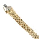 18ct Yellow and White Gold Fancy Bracelet 6.5"