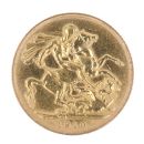 1910 George V Large Head UK Full Sovereign Coin