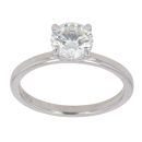 Platinum 1.23ct Brilliant Cut Diamond Solitaire Ring