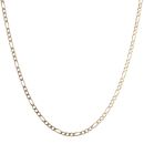 9ct Yellow Gold Figaro Chain 20"