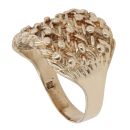 9ct Yellow Gold Five Row Keeper Ring