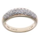 9ct Yellow Gold 0.15ct Brilliant Cut Diamond Fancy Ring