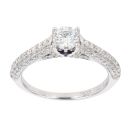 Vera Wang 18ct White Gold 1.00ct Brilliant Cut Diamond Vera Wang Solitaire Ring