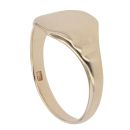 9ct Yellow Gold Plain Square Signet Ring