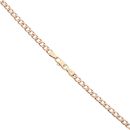 9ct Yellow Gold Curb Chain 18"