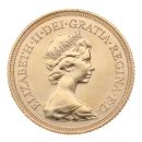 1976 Elizabeth II Decimal Portrait UK Full Sovereign Coin