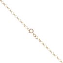 9ct Yellow Gold Plain Belcher Chain 22"