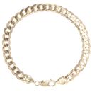 9ct Yellow Gold Curb Bracelet 8"