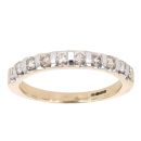 9ct Yellow Gold 0.50ct Diamond Eternity Ring