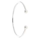 Silver Torque Bangle By Icesia