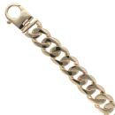 9ct Yellow Gold Curb Bracelet 8.5"