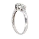 18ct White Gold 0.50ct Diamond Trilogy Ring