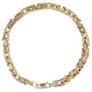 9ct Yellow Gold Byzantine Bracelet 8"