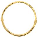 22ct Yellow Gold Patterned Children's Bangle