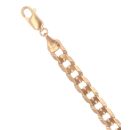 9ct Yellow Gold Curb Bracelet 8"