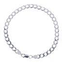 Silver Curb 8.5" Bracelet by Icesia