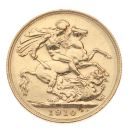 1910 Edward VII Large Head Australia Full Sovereign Coin