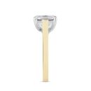 18ct Yellow Gold 2.00ct Emerald Cut Diamond Solitaire Ring G VS And Lab Grown