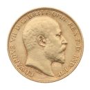 1903 Edward VII Large Head UK Half Sovereign Coin
