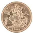 1902 Edward VII Large Head Australia Full Sovereign Coin