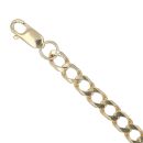 9ct Yellow Gold Curb Bracelet 8"