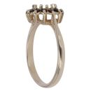 9ct Yellow Gold Sapphire Cluster Ring