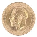 1914 George V Large Head UK Full Sovereign Coin