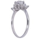 18ct White Gold 1.00ct Brilliant Cut Diamond Fancy Ring